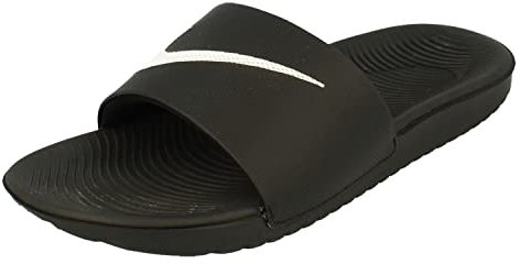 NIKE Kawa Slide GS/PS 819352 Junior Slides (UK 10.5 us 11C EU 28, Black White 001)