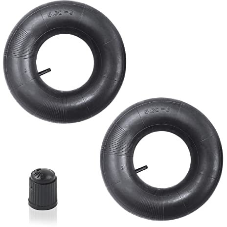 MaxEarn 2pcs 13x5.00-6 Inner Tube, Thickened Tire Tube with TR13 Straight Valve Stem for Razor Dirt Quad/Wheelbarrow/Dirt Bike/Go Kart/ATVs/Dune Buggies/Wagon/Garden Hand Truck/Lawn Mower/Tractor