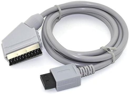 for Wii NTSC Scart Cable Video HD HDTV Cord for Wii Video Game (NTSC)