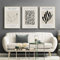 3 Bilder Set Matisse Picasso Paul Klee Poster 30x40 Beige Schwarz Bilder Abstrakt Modern Schlafzimmer Poster Wohnzimmer Kunst Druck Leinwand Gemälde Wand Deko ohne Rahmen