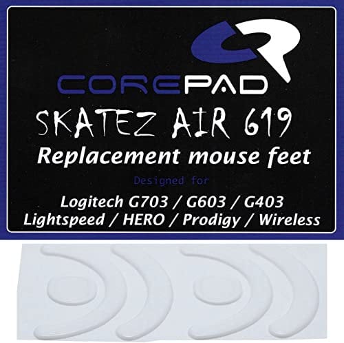 2 x CorePad Sliders for Logitech G403 G603 G703 AIR