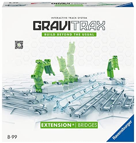 Ravensburger GraviTrax Extension Bridges 22423 - GraviTrax Erweiterung für Deine Kugelbahn - Murmelbahn und Konstruktionsspielzeug ab 8 Jahren, GraviTrax Zubehör kombinierbar mit Allen Produkten
