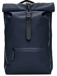 RAINS Rucksack Rolltop Rucksack 47 Marineblau, blau, one size