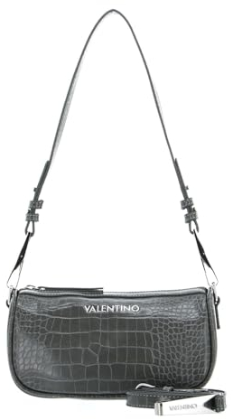Valentino Damen Conscious Re Schultertasche, Grau