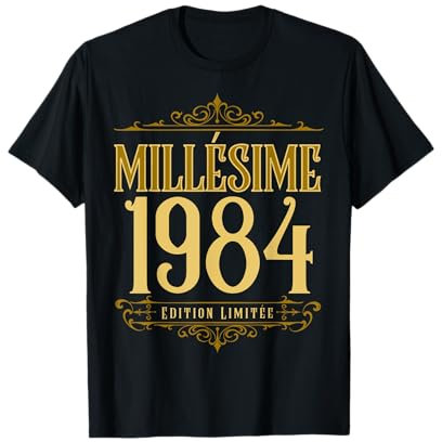 Millésime 1984 - Idée Cadeau Anniversaire 40 Ans T-Shirt