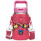Linkidea EVA Water Bottle Carrier with Strap Compatible with YETI Rambler Jr. 12 oz, MIRA Kids 15oz, Gatorade Premium Kids Bottle 12oz, Waterbottle Sling Holder with Shoulder Strap, Red