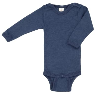 Engel Baby Body Langarm, 70% Wolle (kbT) und 30% Seide
