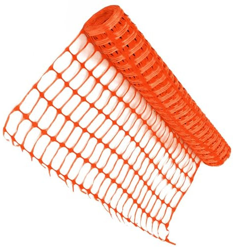 50m Barrier Fencing Mesh Safety Netting Roll Orange Temporary Outdoor Fence For Construction Sites
