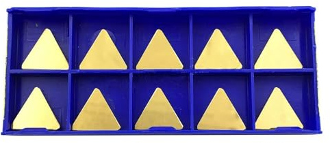 10PCS TPKN2204PDSKR MM201 / TPKN2204PDSKR MM202 TPKN 2204 PDSKR Dreieck Einsätze Hartmetall Einsätze Wendeschneidplatten Fräsen(TPKN2204PDSKR MM202)