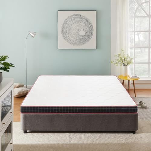Buartttbear Matelas 90x190 cm – Epaisseur 10 cm – Ergonomique et Respirant – Hypoallergénique et antibactérien (90 x 190 x 10 cm)