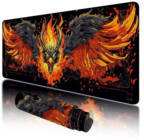 Mouse Pad 900x400x3mm, Extended Large Mouse Mat Non-Slip & Waterproof Desk Mat, Dragon Gaming Mousepad for Home Office Work, Cool Mousepad Large with Smooth Surface, Mousemat for Office & Home, H-15