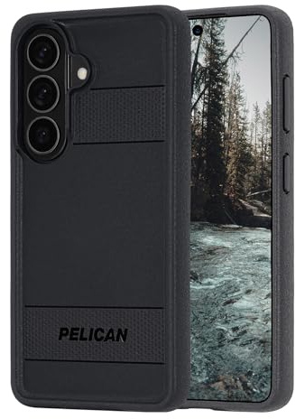 Pelican Protector Samsung Galaxy S26 Case [Magnetic and Wireless Charging] Rugged Phone Cover with 16ft Military-Grade Drop Protection - Heavy Duty Protective Case for Samsung Galaxy S26 6.3 - Black