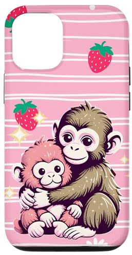 Motif à Rayures Rose pâle Coque pour iPhone 12/12 Pro