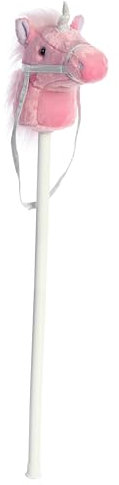 Aurora World World Giddy-Up Fantasy Stick Horse 37 Plush, Unicorn by Aurora World