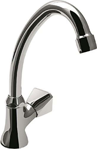 tecuro Stand-Schwenkventil - Auslaufventil mit HU-Rohrauslauf 130 mm Küche/Keller
