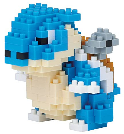 nanoblock Klemmbaustein Set Pokémon Blastoise/Turtok 220 Teile, Geschicklichkeitslevel 3, NBPM-019