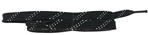 Coepoch Schnürsenkel, lang, gewachst, für Skaten, Eishockey, Eislaufen, Curling, two Black