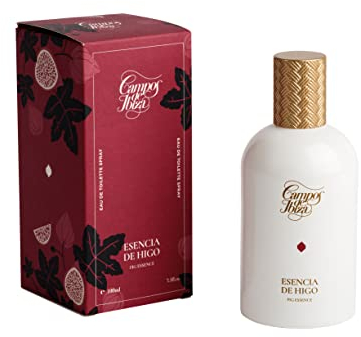 CAMPOS DE IBIZA Eau de Toilette für Damen und Herren mit Feige, Kokosnussöl und Feigenblättern - Unisex, mutig Und originell - 100 ml Geschenkflasche mit Spray.