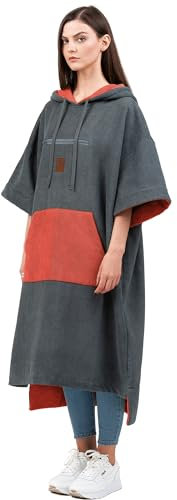 CULTHOOD Wohn- & Kuscheldecken Kuscheldecken, großes Mikrofaser-Badetuch, Damen Hoodie, Surf Poncho Damen und Herren, Badeponcho für Erwachsene - Perfekt Handtuch für Teens