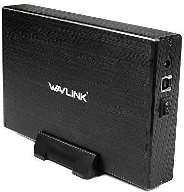 WAVLINK USB 3.0 vers boîtier de Disque Dur Externe SATA III 3,5 pour disques durs 3,5 SATA et disques durs SSD Prend en Charge UASP (ne Contient Pas de Disque Dur)