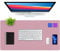 K Knodel Schreibtischunterlage, 80cm x 40cm PVC-Leder Tischunterlage, Wasserdichte Laptop Unterlage für Büro (Purpur)