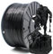 RepRapper 3KG PLA 3D Druckerfilament,PLA Filament 1.75mm Maßgenauigkeit +/- 0.03mm,Robustes 3D Filament, Kompatibel mit 3D Druckern, 3kg Spule (6.6 LBS), PLA Schwarz