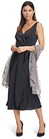 Vera Mont Vera Mont Damen 0250/4701 Schals, Taupe/Silver, Acc