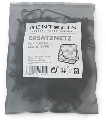 BENTSON Ersatznetz für Fußball-Rebounder, Netz passend für BENTSON Rebounder 75x75 cm