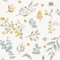 CiCiwind Self Adhesive Wallpaper Floral Peel and Stick Vinyl Wallpaper 39cm×10m Green/Yellow/Beige Leaf Contact Paper Removable Sticky Back Plastic for Wall Cabinets Furniture Decor