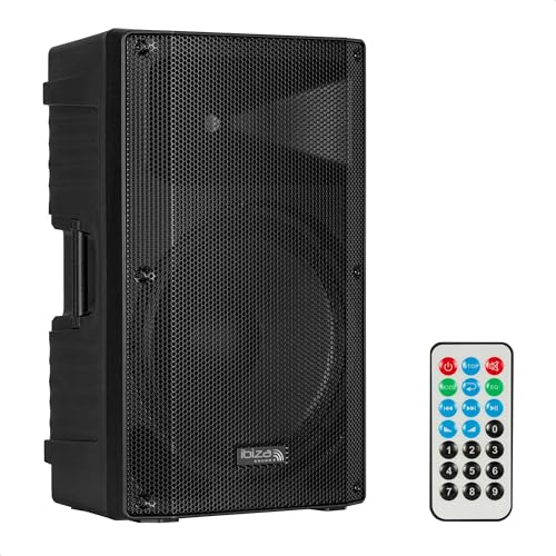 Ibiza - XTK15A-MKII - Enceinte SONO Active 15”/38cm - Tweeter 25mm à compression - Système Bass Reflex - USB, SD, Bluetooth - TWS - Poignées et roulettes - NOUVELLE VERSION - Fête, évènements, karaoké
