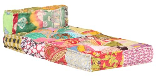 Kangmusi Modularer Pouf Patchwork Stoff, kangmusi287702