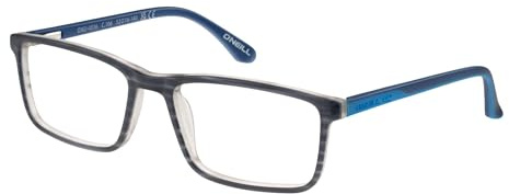 O'Neill Rechteckig Azetat Brillen in Navy für Unisex, Brille mit Sehstärke, optional mit Sonnenbrillen tönung oder Blaulichtfilter (Modell ONO-4536-106)