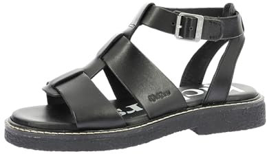 Kickers Lila, Sandales Femme, Noir, 38