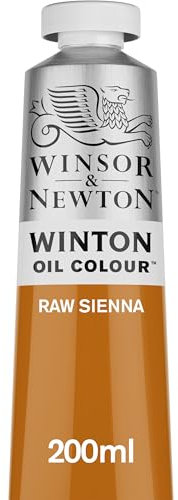 Winsor & Newton 8840595 Winton, pintura al óleo fina, tubo de 200 ml con consistencia uniforme, resistente a la luz, alta opacidad, rica en pigmentos de color, Siena Natur