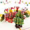 Hierein Weihnachtskarten, 3D Weihnachtsmann und Pop Up Weihnachtsbaum Karte Weihnachten mit umschlag, Weihnachtskarten für Mama Frau Freundin, Weihnachtsgeschenke für Kinder, Pop Up Karte Geburtstag