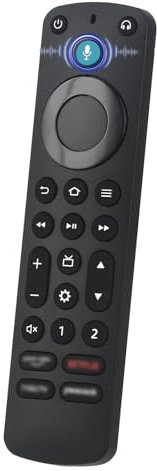 Aimdio Sprachfernbedienung Pro Ersatz für Fire Smart TVs Stick Lite 4K Max, Smart TVs 3rd Gen, Smart TV 4/2 Series, Smart TVs Cube, für Insignia Toshiba Pioneer TV, mit Remote Finder 8