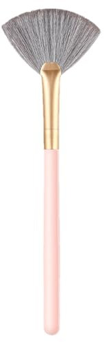 Pinceau de maquillage surligneur, pinceau éventail pour le visage, Pinceau de maquillage surligneur Fan, Outil Sculpt Blush, application précise du maquillage, pinceaux de contour à poils doux pour sc