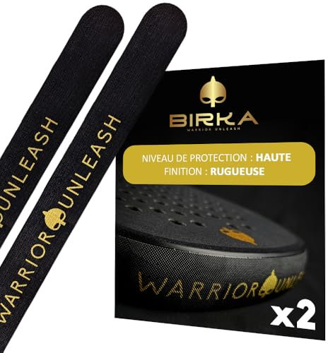 Juego de 2 protectores para pala de pádel, superficie rugosa de alta resistencia, tamaño universal