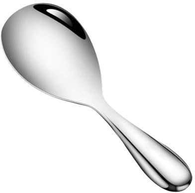 Thickened Stainless Steel Non-Stick Rice Spoon, Utensils Non-Stick Cooker Household Spoon, Rice R Rice Large