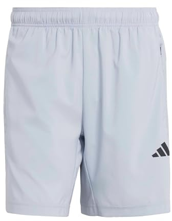 adidas Men's Workout Essentials Base Woven Short, Halo Silver, 4XL 7 inch