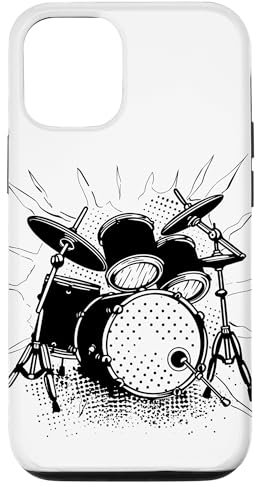 Kit de batterie Batteur Instrument de musique Coque pour iPhone 12/12 Pro