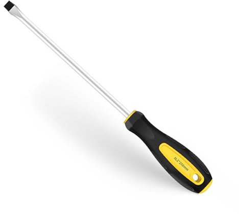 Long Screwdriver, Phillips Head Screwdriver with Long Reach, Professional 250mm Chrome Vanadium Steel Shaft for Electrical Repairs and DIY Projects