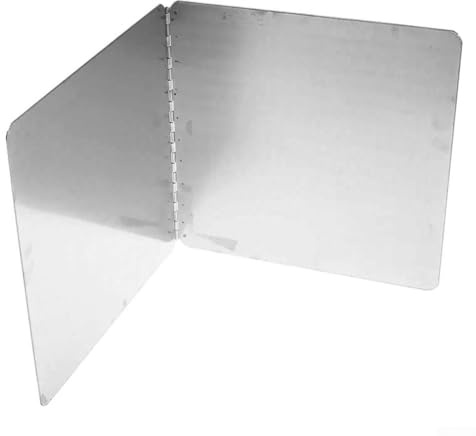Pumixiy Faltbarer Spritzschutz aus Edelstahl für Gasherde, Ölspritzschutz zum Braten, Küchenspritzschutz in 30 x 30 cm/30 x 40 cm/40 x 40 cm (40 x 40 cm)