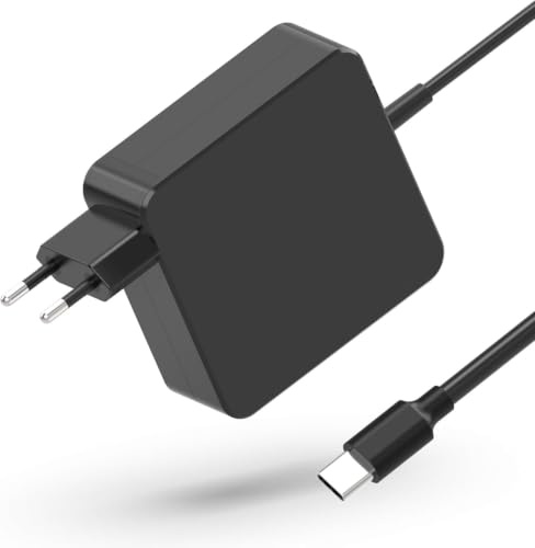 65W USB C Netzteil Notebook Type C Ladekabel Universale Laptop Ladegerät | Kompatibel mit Lenovo ThinkPad HP Huawei Matebook MacBook Pro/Air ASUS Acer Samsung Type C Adapter Charger