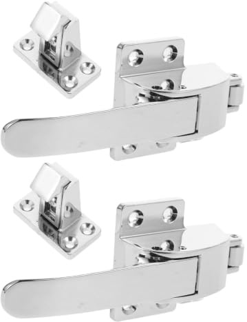 Zerodeko 2 Sets Walk in Cooler Door Handle - Commercial Refrigerator Lock Heavy Duty Pulls for Restaurant Kitchen Appliance Replacement Accessories