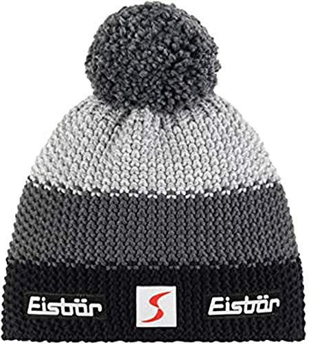 Eisbär Mütze - Star Pompon Sport (schwarz/anthrazit/grau (005) Sport)