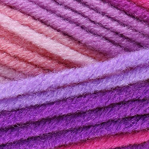 King Cole James Brett Party Time Chunky Knitting Yarn Acrylic 1 x 100g (Purples & Pinks - PT3)