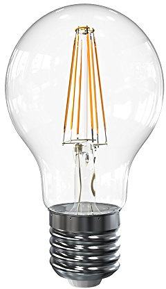 NCC-Licht LED Filament Leuchtmittel Glühbirne 8W = 75W 1050lm E27 klar warmweiß 2700K