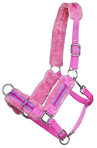 German Riding Kappzaum-Halfter-Kombi Clever Pony helllila/rot