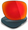 Mryok Lentes de repuesto para Oakley Holbrook XL OO9417 - Opciones, Polarizadas: rojo fuego, Talla única